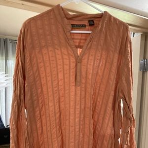 Cubavera Orange Shirt